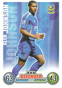 Glen Johnson Portsmouth 2007/08 Topps Match Attax #226